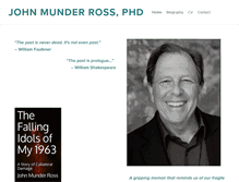 Tablet Screenshot of johnmunderross.com